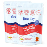 Front view of First Day 3-in-1 Probiotics for Men bottle