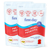 Front packaging of First Day Teens’ Gut Sustainer Gummies
