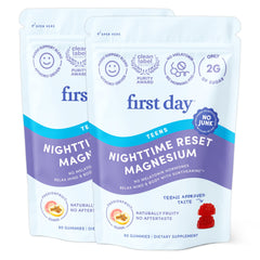 Product front view of First Day Teens’ Nighttime Reset Magnesium Gummies