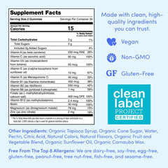 Organic kale and spinach ingredients used in the formula