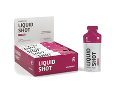 First Endurance Liquid Shot Wild Berry bottle front view
