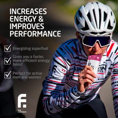 Packaging and branding for First Endurance Liquid Shot Wild Berry