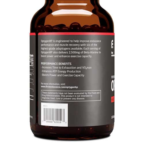 FIRST ENDURANCE OPTYGENHP lab-glass close-up references quality research ingredients