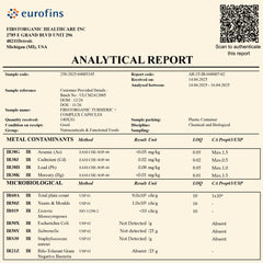 FirstOrganic USA-made formulation label