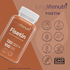 Senolytic supplement for aging and longevity concept