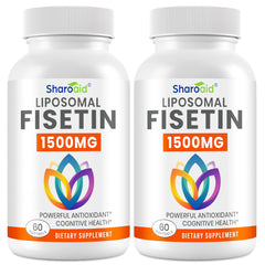 Sharoaid Liposomal Fisetin bottle label