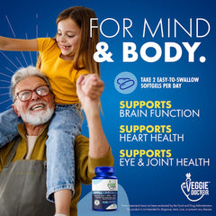 Fish-free vegan omega-3 capsules