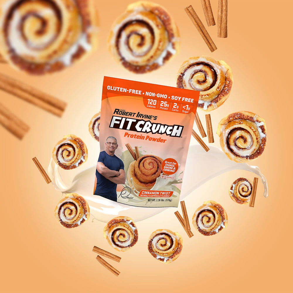 Fit Crunch Tri-Blend bake-dish highlights protein-rich treats you can bake.