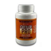 FIT SCHOOL Cuttler PRO bottle with label showing natural formula