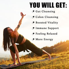 FITactic ParaPurge serving-instructions image communicates simple regimen for busy lifestyles.