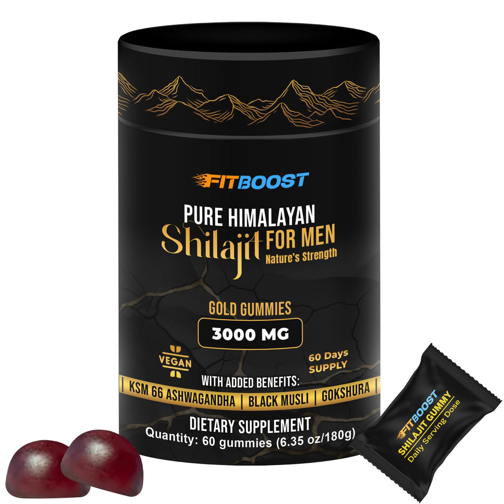 FITBOOST Himalayan Shilajit Gummies hero image