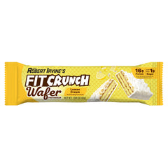 Whole box of FITCRUNCH Lemon Cream Wafer Bars