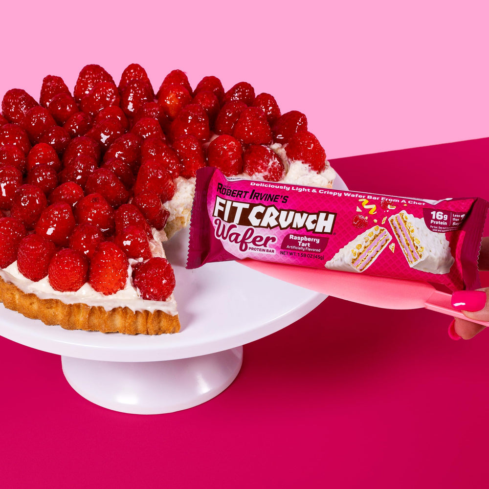 9-bar pack display of Raspberry Tart Wafer Bars