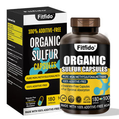 Fitfido MSM Capsules 1000mg bottle front view