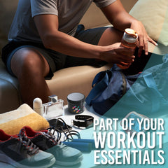 Fit Gel cardio-application on leg area may boost warmth during workouts.