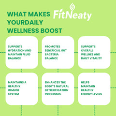 FitNeaty Daily Fiber 240g packaging on a clean countertop