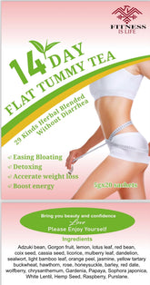 Fitness is Life 14-day tea packaging for a convenient two-week routine.