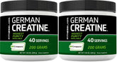 Fitness Labs German Creatine Powder bottle – front view (Pack of 2)