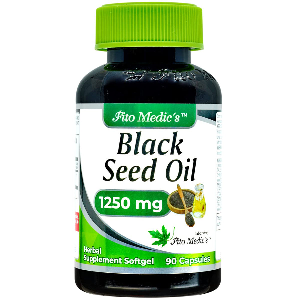 Fito Medic Black Seed Oil softgels 1250 mg, organic cold-pressed