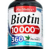 FITO MEDIC'S Lab Biotin 10000mcg bottle front view