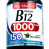 FITO MEDIC'S Lab Vitamin B12 1000 mcg bottle side view