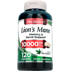 Bottle of FITO MEDICS Lions Mane 120 capsules