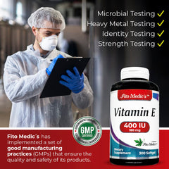 Label highlighting ultra-high absorption of Vitamin E