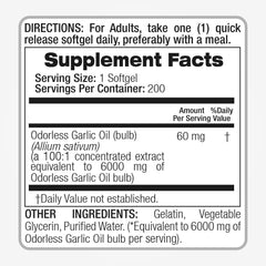 Front view of 200-softgel bottle