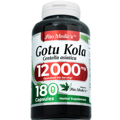 Side view of FITO MEDIC'S Lab Gotu Kola bottle
