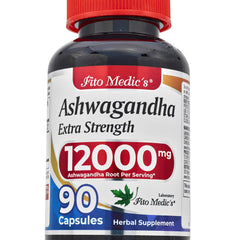 Close-up of Ashwagandha capsules