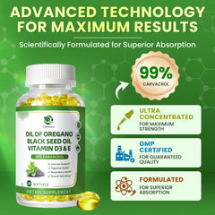 Illustration of 5-in-1 herbal formula ingredients