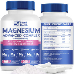 Five-in-one magnesium complex 976mg bottle hero image