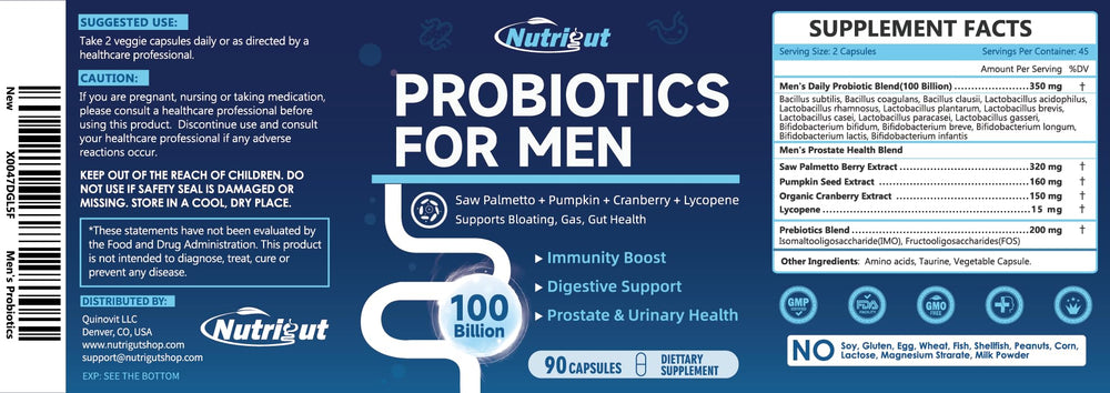 5-layer acid-resistant coating technology for Nutrigut Men's Probiotics