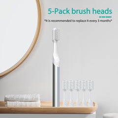 Five-pack box packaging for Quip replacement heads