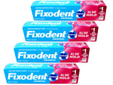 Fixodent Complete Soothing Mint denture adhesive cream 4-count packaging