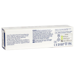 Hypoallergenic formula label for Fixodent Denture Adhesive Cream