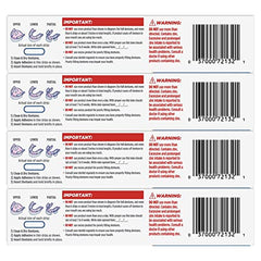 Education insert with Fixodent Pure Strength product details.
