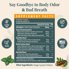 Wheatgrass juice powder and psyllium husk in capsules