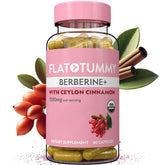 Bottle of Flat Tummy Berberine Plus with 60 vegetarian capsules