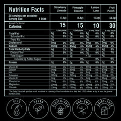 FlavCity Electrolytes Powder Packets - Fruit Punch flavor