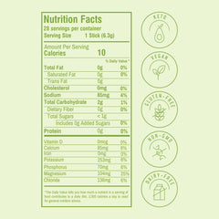 Close-up of Lemon Lime electrolyte stick packet
