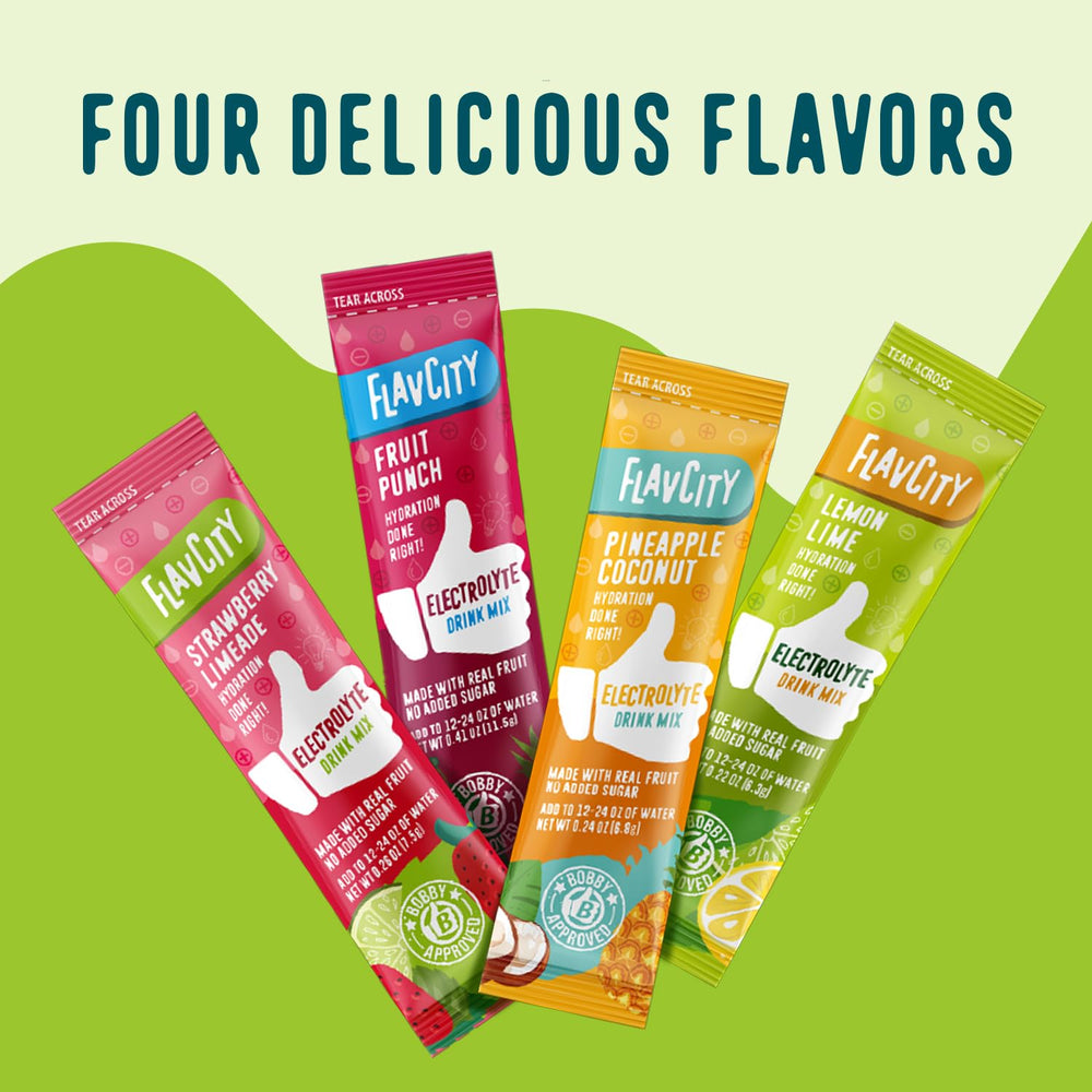 28 Lemon Lime hydration packets packaging