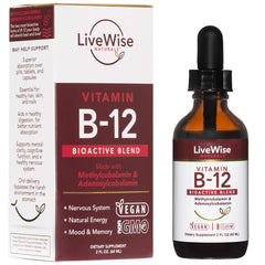 Flavored orange extract B12 liquid drops