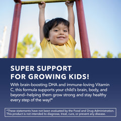 Flaxseed and algae derived omega-3-6-9 and DHA for kids