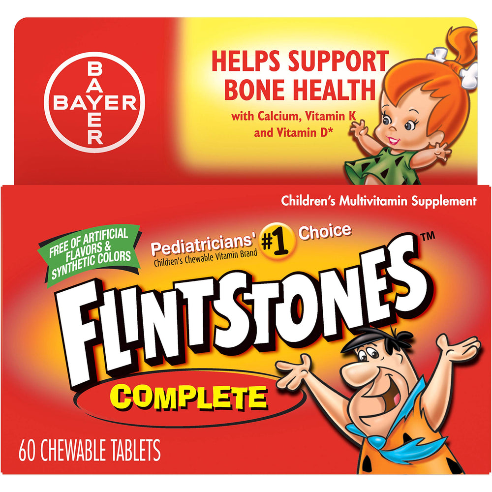 Flintstones Complete Multivitamin Chewables bottle front view