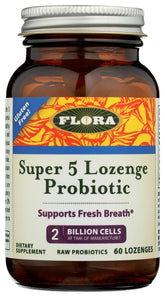 Hero image of Flora Super 5 Raspberry Probiotic Lozenge