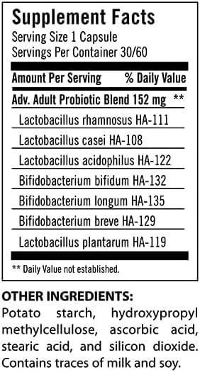 Flora Advanced Adult Probiotic capsules