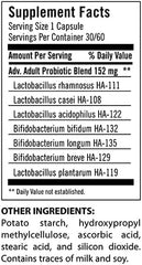 Flora Advanced Adult Probiotic capsules