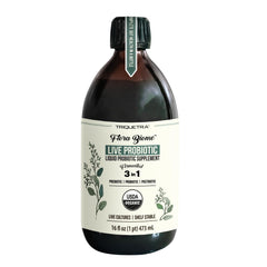 Flora Biome 16 oz bottle with live culture probiotic