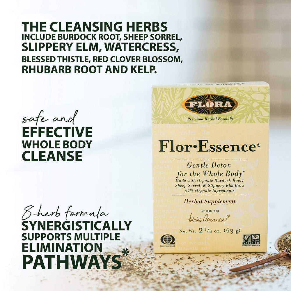Flora FlorEssence ingredients burdock root feature with modern detox inspired rituals